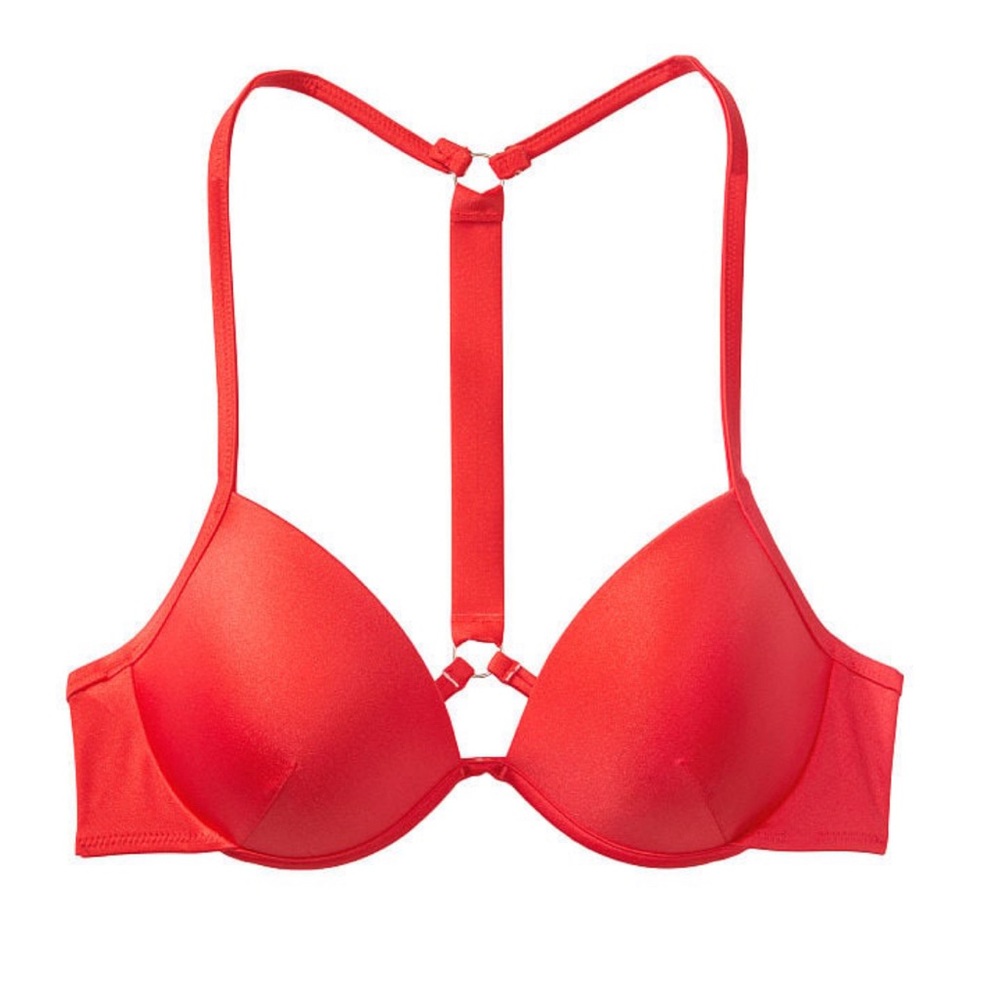 32C Victoria’s Secret shine strap full coverage pushup bikini top
